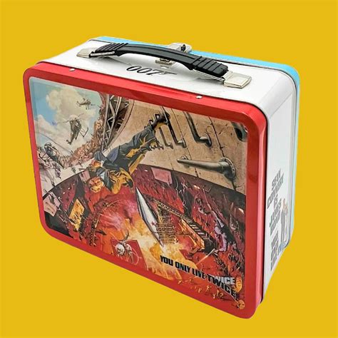 James Bond You Only Live Twice Tin Tote Lunch Box